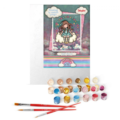 Картина за номерами Aprilʼs Showers Santoro Gorjuss Collection 30х40 см Ідейка KHO8672