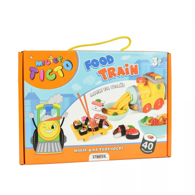 Набір для творчості Містер тісто. Food Train укр Strateg 41027