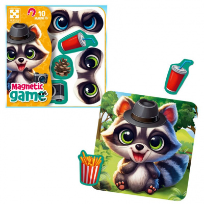Гра розвиваюча Vladi Toys магнітна Емоції Єнота (укр) Vladi Toys VT3220-03