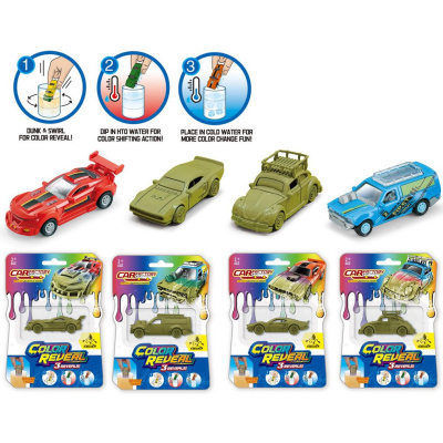 Машинка металева Car Factory, змінює колір, мікс видів, 1 штука MIC SK-S11/SK-J11