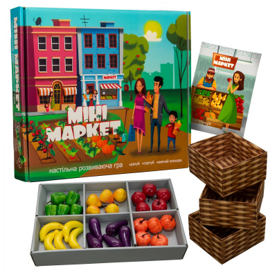 Настільна гра Міні маркет Strateg 30915