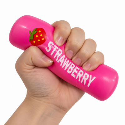 Сквіш антистресс Масло кругле 14cm рожеве MIC 712376