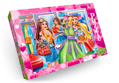 Пазли Подружки на шопінг, 260 ел Dankotoys C260-12-01,02