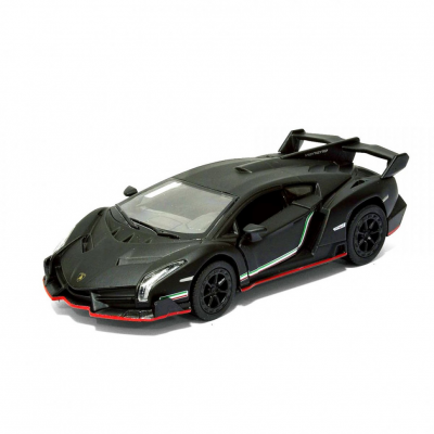 Колекційна іграшкова машинка MATTE LAMBORGHINI KT5370W інерційна  Black