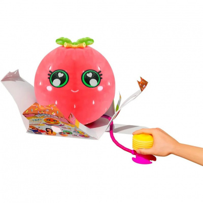 Ігровий набір серії «Little Foodies» W2 - Полуниця Biggies BIG002-ST надувна іграшка, насос 22см