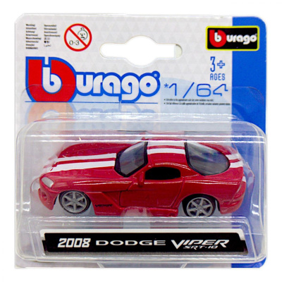 Машинка металева (колекційна) 2008 Dooge, червоний Bburago 18-59000