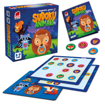 Магнітна гра Roter Kafer. Sudoku Animals RoterKafer RK2150-01
