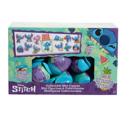 Фігурка-сюрприз у капсулі "Стіч зі смаколиками" STITCH 46288 серії "Feed Me" іграшка 4 см