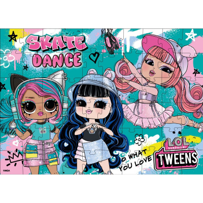Пазли L.O.L. Surprise! Tweens Skate Dance, 60 елементів Ідейка LP60-005