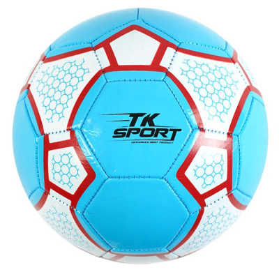 Мʼяч футбольний, розмір номер 5 (блакитний) MIC C60506