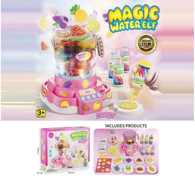 Набір для творчості Magic Water Elf аквагель, форми, варильна поверхня, горщик, ефект закипання, підсвітка, англ MIC 77-45A