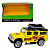 МАШИНА АВТОПРОМ, LAND ROVER DEFENDER (ЖОВТИЙ) Автопром AP7437