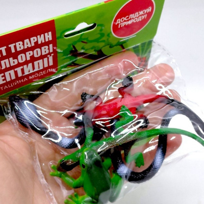 Тварини (рептилії) пакет 11,5*3*15,5 см MIC PL-726-102
