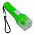 Ліхтарик на батарейках (довжина - 8,5 см) зелений MIC R7
