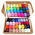 Великий набір для в'язання іграшок Candy-yarn CY22_15573_10657, 60 кольорів по 12 грам