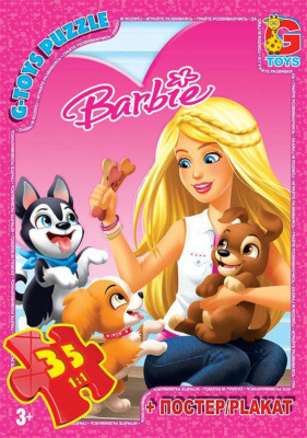 Пазли Barbie: вихованці, 35 ел Gtoys BA017