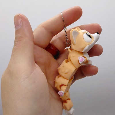 3D Брелоки CUTE CORGI / Милий КОРГІ, Keychain, 3D друк OYTOY 03023100