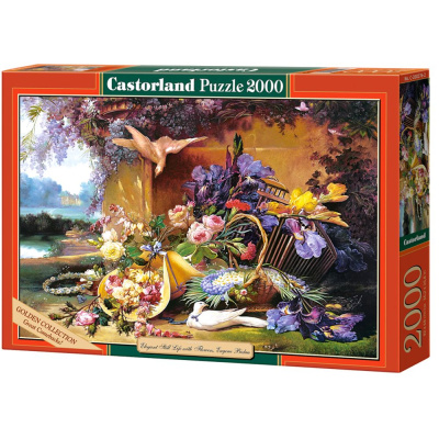 Пазли Елегантний натюрморт з квітами, 2000 елементів Castorland C-200276
