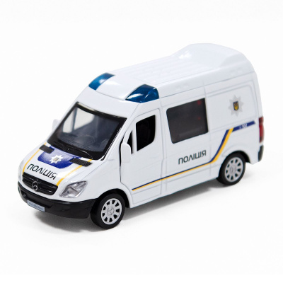 Машинка металева Mercedes-Benz Sprinter Поліція TechnoDrive 250294