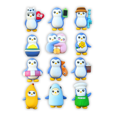Фігурка-сюрприз "Пригоди пінгвіна Пакса" серії "Pudgy Penguins" PG006, 13 видів в асортименті