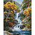 Алмазна мозаїка "Під водоспадом осені" AMO20004, 40х50 см