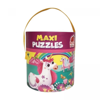Настльна гра максі пазл. Єдиноріг / Maxi Puzzles. Unicorns RoterKafer RK1080-03