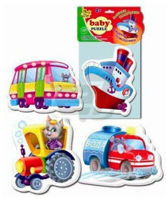 Бебі пазли Машинки - помошьнікі Vladi Toys VT1106-78