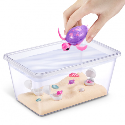 Інтерактивний ігровий набір Мама черепаха із сюрпризом Pets & Robo Alive 9560 "Mama & Baby Surprise"