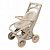 Коляска для ляльок з шезлонгом 0122/02eco бежевий