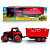 Трактор інерційний з причіпом, в коробці р.44,5x12x14,5 см YG Toys 3368-82N