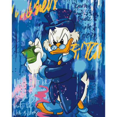 Картина за номерами Scrooge McDuck 40х50 см Art Craft 11566-AC