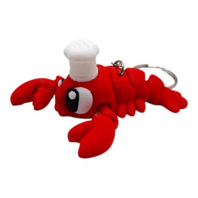 3D Брелоки CUTE CHEF LOBSTER / ШЕФ ЛОБСТЕР KEYCHAIN, 3D друк OYTOY 03019100