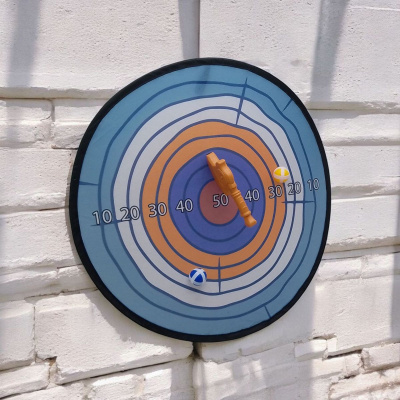 Дартс Axe Throwing 2 мʼячика, 3 сокири, 56 см, на липучках JINBAO TOYS JB6109A