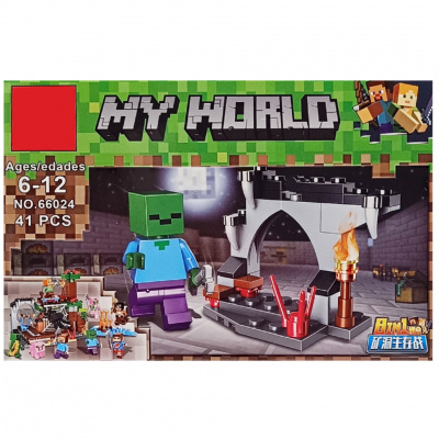 Конструктор дитячий "Minecraft" 66024K-4, 40 деталей
