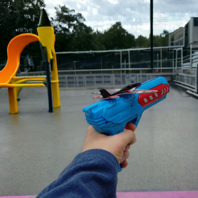 Пістолет-катапульта Air Battle (червоний) YUAN XING YU YXY955-9A