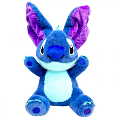 Музична мʼяка іграшка STITCH (СИНІЙ) MIC muzstich