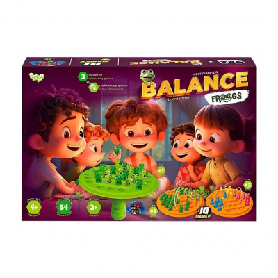 Розвиваюча настільна гра Balance Frog, велика Dankotoys BalF-01