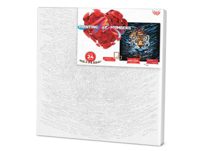 Картина за номерами. "Тигр" 40 * 40см KpNe-02-03