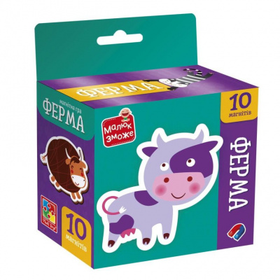 Гра розвиваюча (набір магнітів) Ферма Vladi Toys VT3106-36