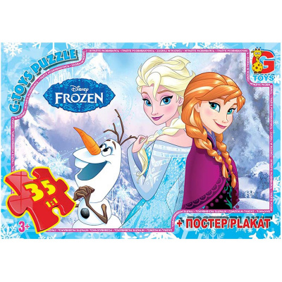 Пазли Крижане серце + постер, 35 елем. Gtoys FR050