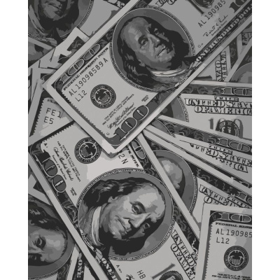 Картина за номерами Money 40х50 см Art Craft 12024-AC
