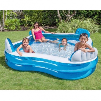 Басейн Сімейний 2.29х2.29х.66 см, в коробці Intex 56475