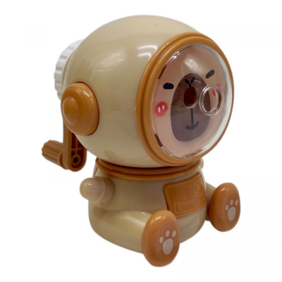 Стругачка механічна Capybara-КОСМОНАВТ (БЕЖЕВИЙ) MIC 18148