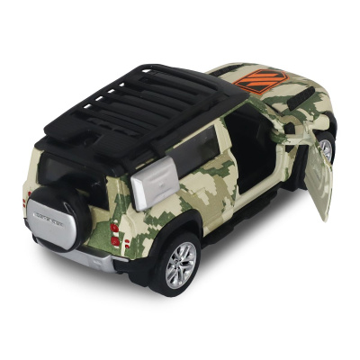 Машинка металева серії Шеврони Героїв – LAND ROVER DEFENDER 110 – 3 ОШБр TechnoDrive 250363M2