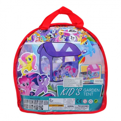 Намет дитячий Мій Маленький Поні, басейн для кульок, баскетбольне кільце, розмір 161 х 81 х 91 см, в сумці MIC 9988PN