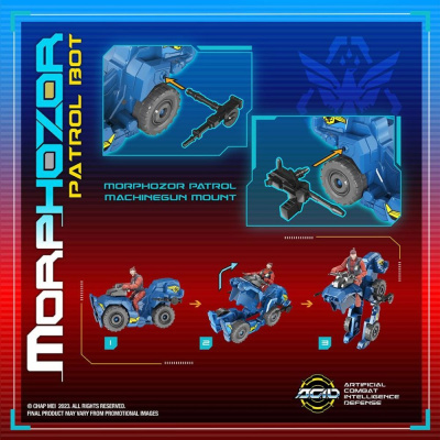 Ігровий набір A.C.I.D. MorphoZor Patrol Bot/МорфоЗор Патрульний робот, 535003 A.C.I.D 535003