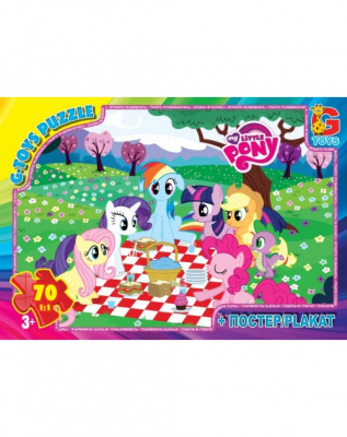 Пазли My little Pony: пікнік, 70 ел Gtoys MLP008