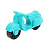 Дитячий ігровий "Мотоцикл" 1843TXK(Turquoise) бірюзовий