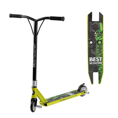 Самокат трюковий Best Scooter, зелений MiC 57870