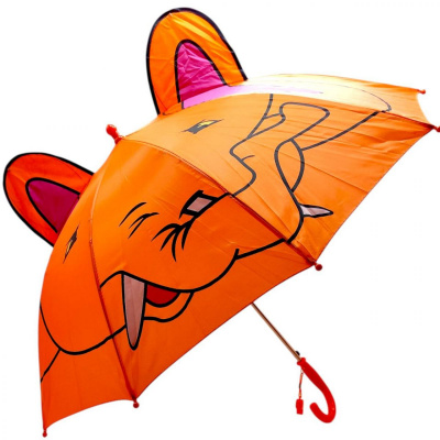 Парасолька тростина, висота - 61 см; діаметр купола - 75 см, (ПОМАРАНЧЕВА) MIC C68631